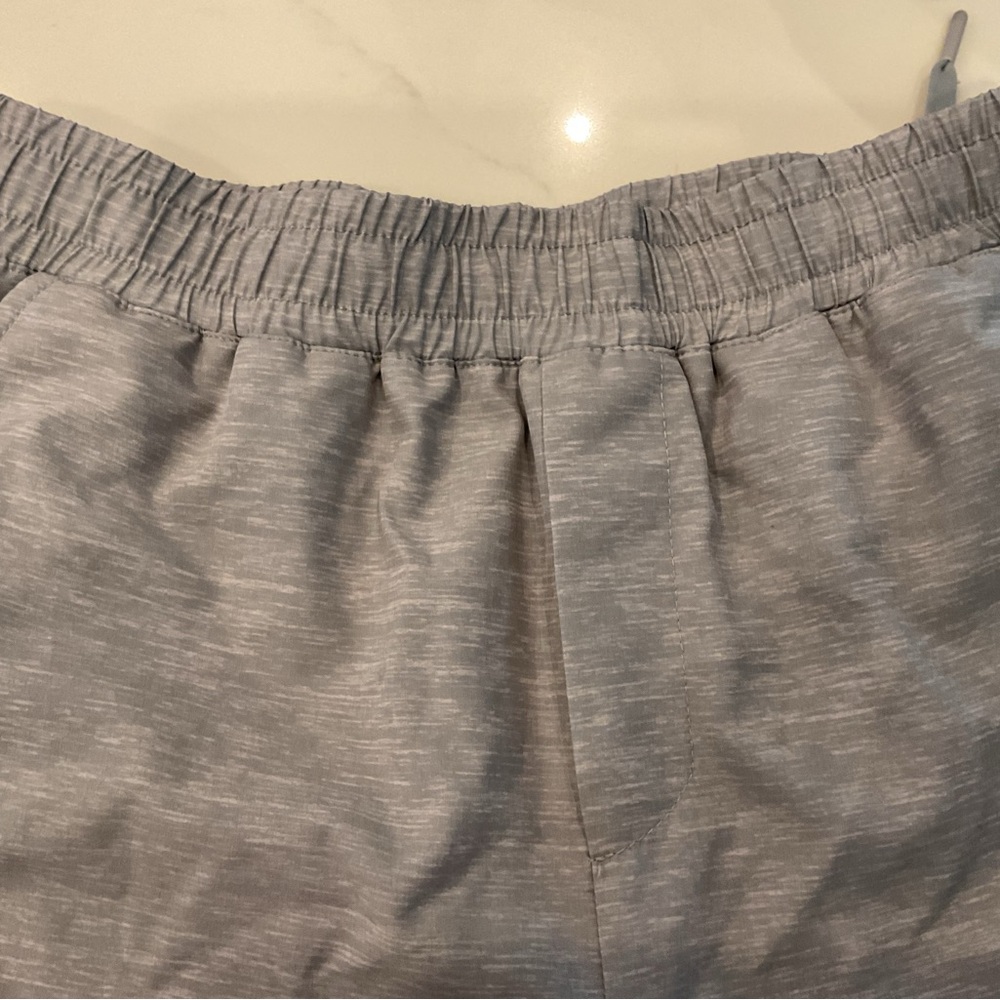 Gray Kids Drawstring Shorts